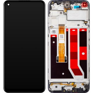 Oppo A11s / A32 / A33 / A53 / A53s Display with frame black