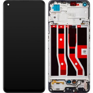 Oppo A74 / F19 Display with frame black