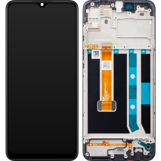 Oppo A15 / A15s Display with frame black