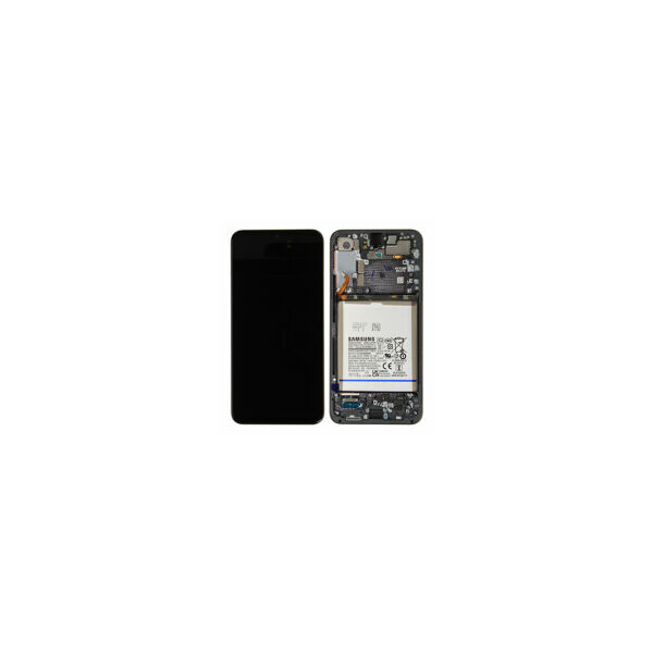 Samsung S906B Galaxy S22 Plus Display mit Rahmen und Akku Schwarz