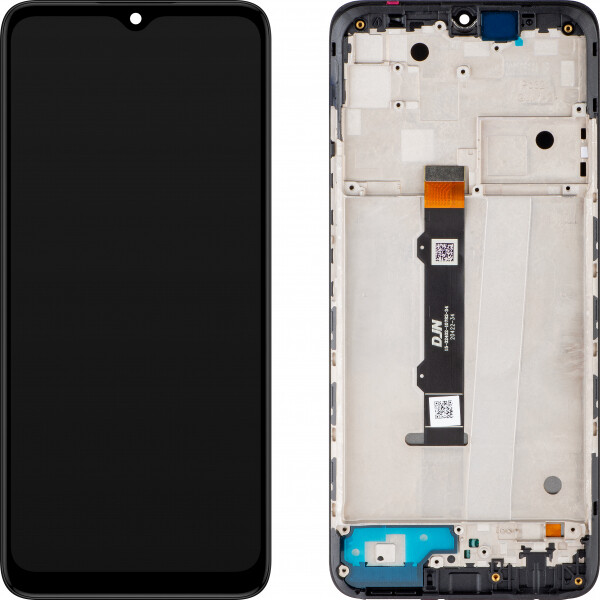 Motorola XT2137 Moto G50 Display mit Rahmen Schwarz