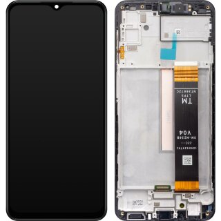 Samsung M236B / M336B Galaxy M33 / M23 Display with frame black