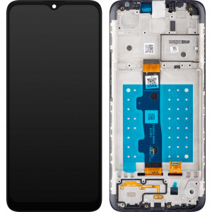 Motorola XT2095 Moto E7 Display mit Rahmen Schwarz