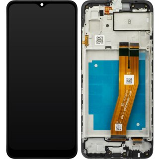Samsung A035F Galaxy A03 Display with frame black (non eu)
