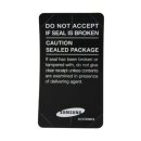 Samsung Label void box outer seal 45mm x 24mm black