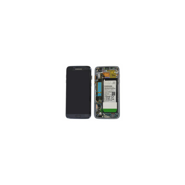 Samsung G935F Galaxy S7 Edge Display mit Rahmen und Akku Schwarz