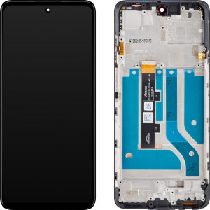 Motorola Edge 20 Lite Display mit Rahmen Grau