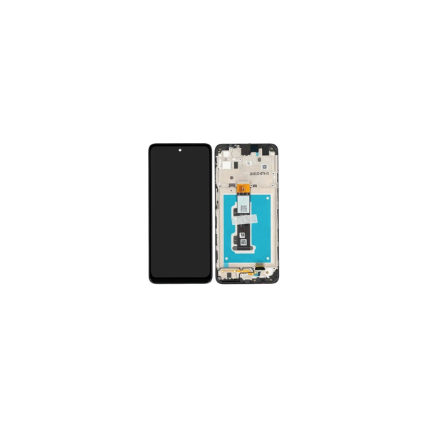 Motorola Moto E32 Display with frame slate grey