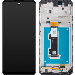 Motorola Moto E32 Display mit Rahmen Grau