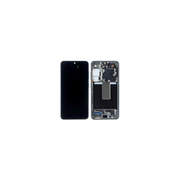 Samsung S911B Galaxy S23 Display mit Rahmen Schwarz