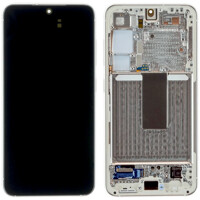 Samsung S911B Galaxy S23 Display mit Rahmen Beige