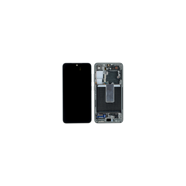 Samsung S911B Galaxy S23 Display mit Rahmen Grün