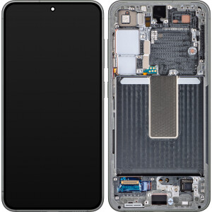 Samsung S911B Galaxy S23 Display mit Rahmen Grün