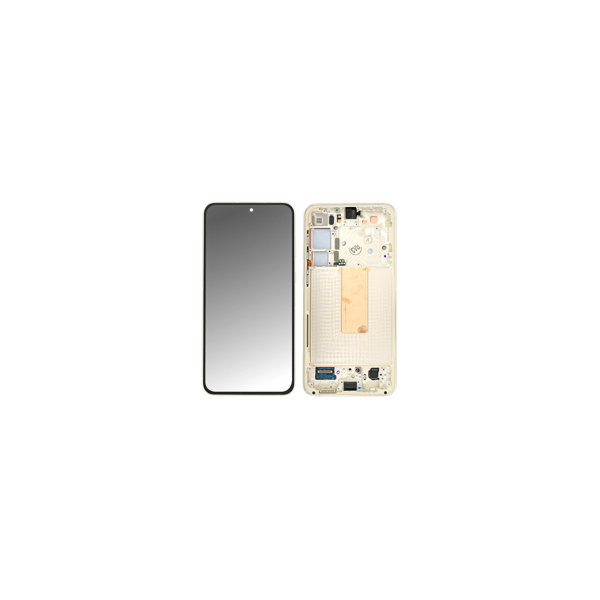 Samsung S916B Galaxy S23 Plus Display with frame creme / beige