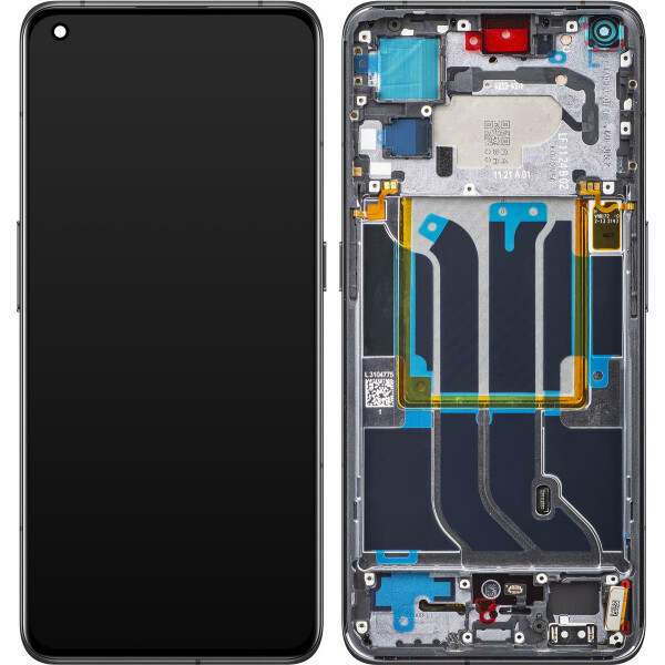 Realme GT 2 Pro Display mit Rahmen Schwarz