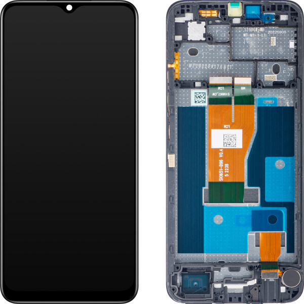 Realme C33 Display mit Rahmen Schwarz