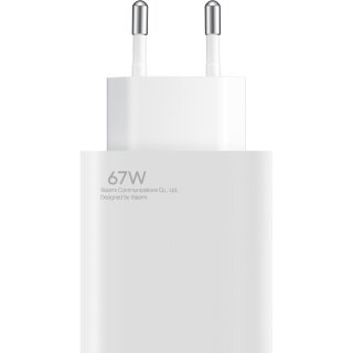 Xiaomi 67W Ladegerät USB Type-A + Type-C Kabel Weiß Blister