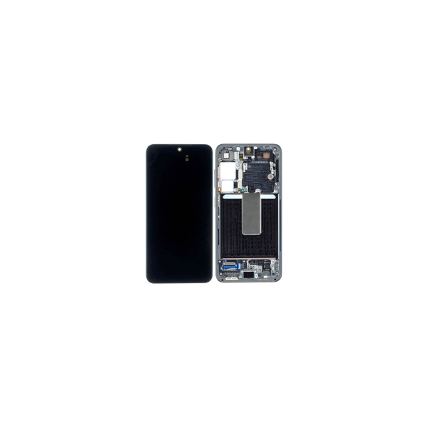 Samsung S911B Galaxy S23 Display mit Rahmen Grau