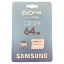 Samsung Micro-SD 64GB Evo Plus inkl. Adapter, Blister