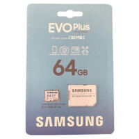 Samsung Micro-SD 64GB Evo Plus inkl. Adapter Blister