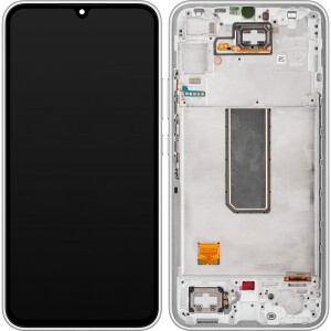 Samsung A346B Galaxy A34 Display with frame silver