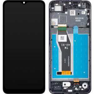 Motorola Moto E13 Display mit Rahmen Schwarz