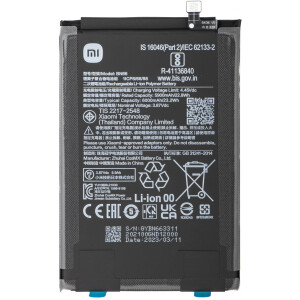 Xiaomi Poco C40 Ersatz Akku 6000mAh BN66
