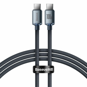Baseus Crystal Shine USB-C to USB-C 2m 100W data cable...