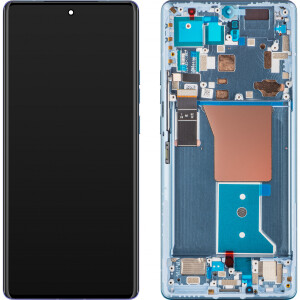 Motorola Edge 40 Pro Display mit Rahmen Blau