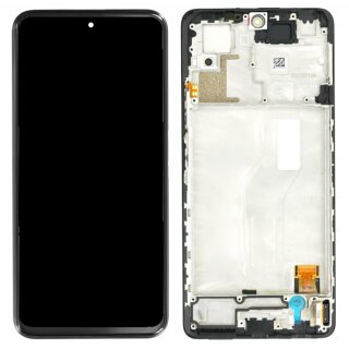 Display mit Rahmen Grau für Xiaomi Redmi Note 10 Pro OLED