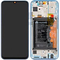 Huawei Honor 10 Lite / Honor 20 Lite Display mit Rahmen und Akku Blau