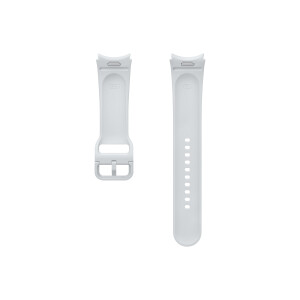 Samsung Galaxy Watch 4 / 5 / 6 Sport Band (20mm, M/L) Silber, Blister