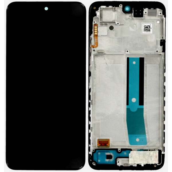 Display mit Rahmen Schwarz für Xiaomi Poco M4 Pro 5G / Redmi Note 11S 5G / Redmi Note 11T 5G