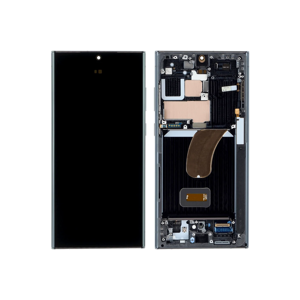 Display with frame (Assembled) black for Samsung S918B...