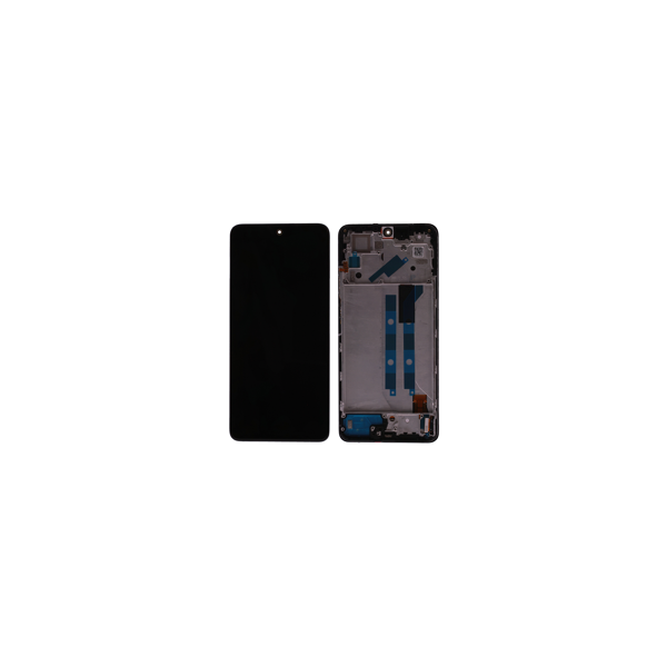 Display mit Rahmen Schwarz für Xiaomi Poco X4 Pro 5G / Redmi Note 11 Pro 4G