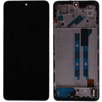 Display mit Rahmen Schwarz für Xiaomi Poco X4 Pro 5G / Redmi Note 11 Pro 4G