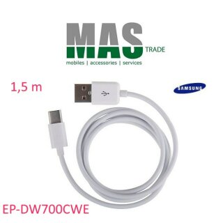 Samsung USB Typ-A auf Typ-C Data cable white 1.5m EP-DW700CWE, bulk