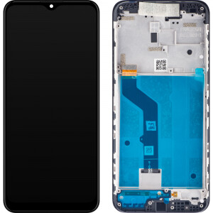Motorola Moto E7 Plus Display mit Rahmen Schwarz