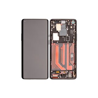 OnePlus 8 Pro Display mit Rahmen Schwarz (Onyx Black)