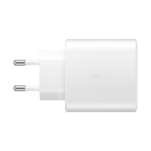 Samsung Super Fast Charger Ladegerät Weiß 45W (inkl. USB-C auf USB-C Kabel) EP-TA845XWE Blister