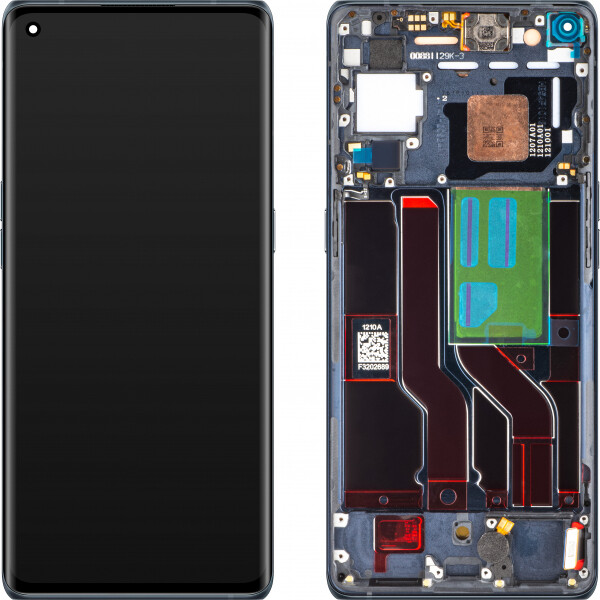 Oppo Find X3 Neo / Reno 5 Pro 5G Display mit Rahmen Schwarz