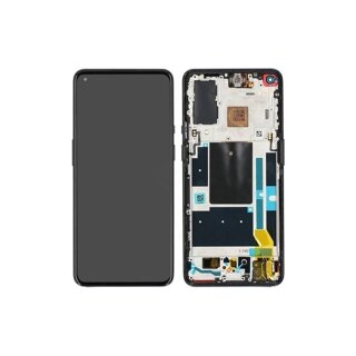 OnePlus 9 Display mit Rahmen Schwarz