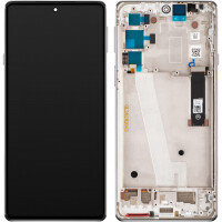 Motorola Edge 20 Display mit Rahmen Weiß