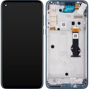 Motorola Moto G8 Power Display with frame blue