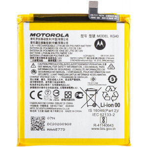 Motorola Moto G8 / One Macro Battery 4000mAh KG40