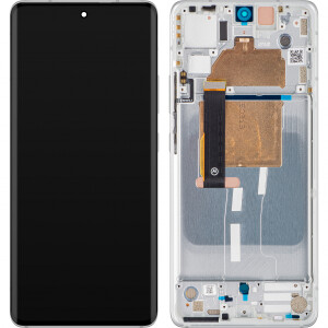 Motorola Edge 30 Fusion Display with frame white