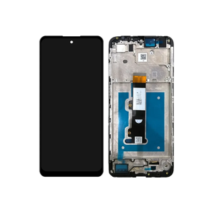 Motorola Moto E22 / E22i Display mit Rahmen Schwarz