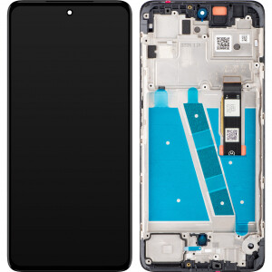 Motorola Moto G72 Display mit Rahmen Schwarz