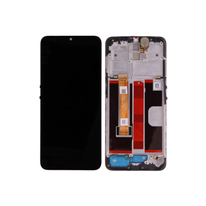Oppo A5 Display mit Rahmen Schwarz