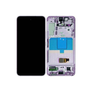 Samsung S901B Galaxy S22 Display with frame bora purple